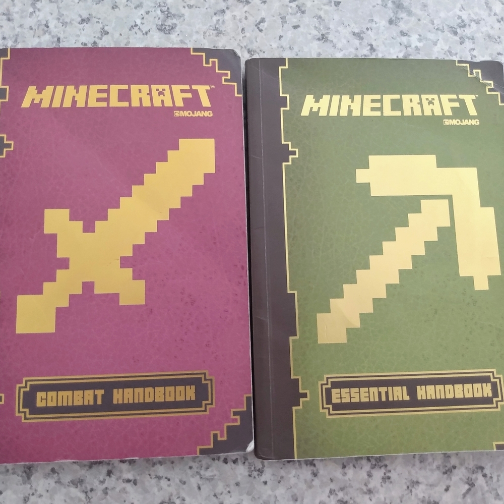 Collector's paperback Minecraft gaming books